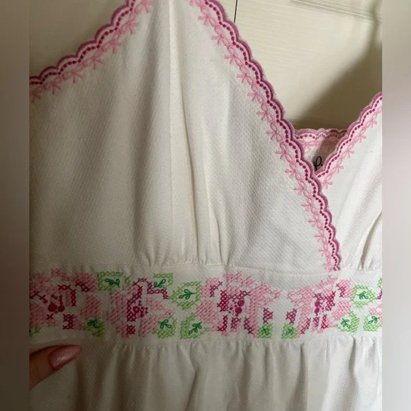 Lilly Pulitzer White Rose Dress (Vintage) 🎀 - Picture 4 of 7